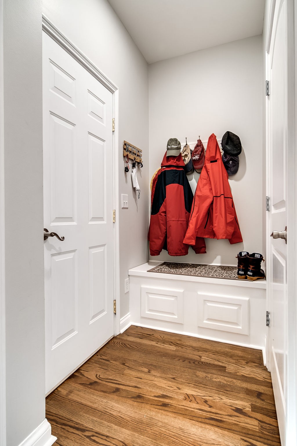 4945 Charles Dorris Road Springfield, TN 37172 - Photo 23 of 41 a view of a bedroom with a fireplace and wooden floor