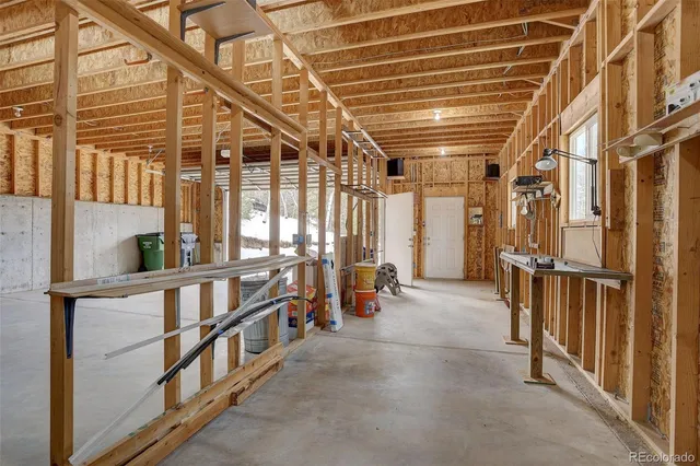 a view of a backyard of the house