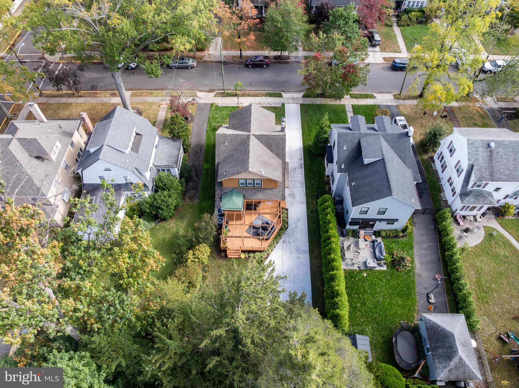 155 Rhoads Avenue Haddonfield, NJ 08033 - Photo 44 of 47 an aerial view of houses with yard