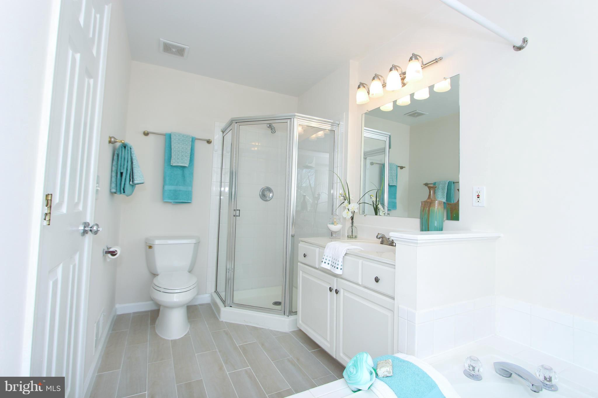 1706 Random Stone Court Reston, VA 20190 - Photo 11 of 30 a bathroom with a double vanity sink mirror and toilet