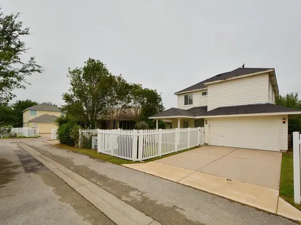 a view of a house with a outdoor space