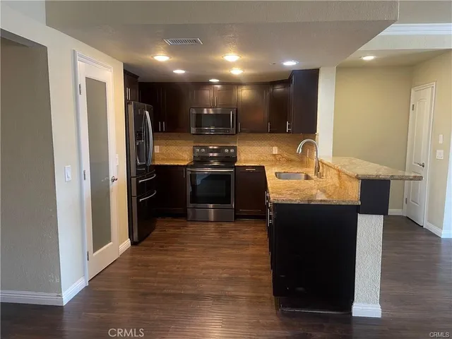 a view of kitchen island