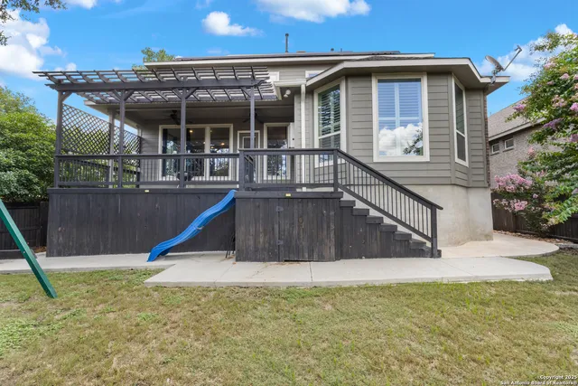 a view of a house with a swimming pool