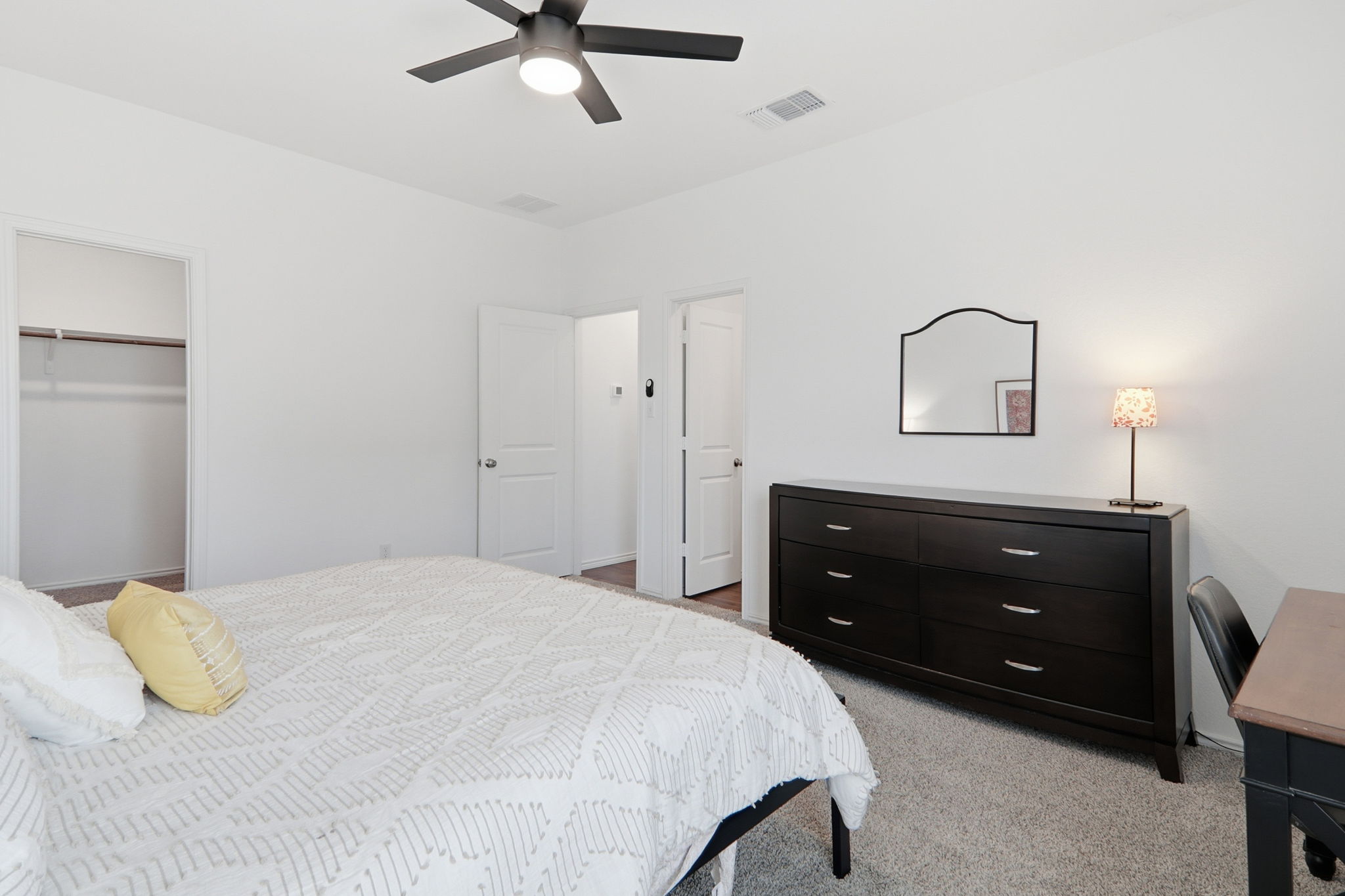 1200 Rio Frio Lane Georgetown, TX 78626 - Photo 16 of 25 Carpeted bedroom with a ceiling fan