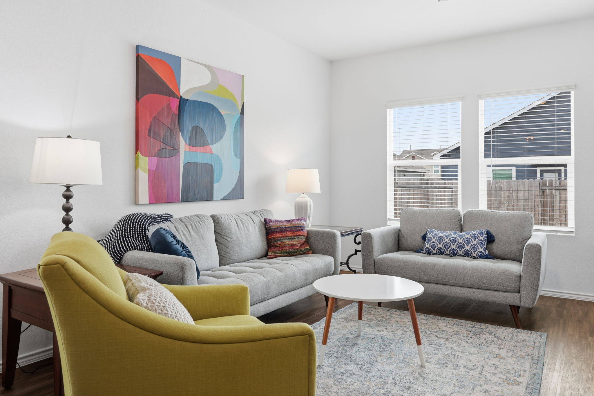 1200 Rio Frio Lane Georgetown, TX 78626 - Photo 4 of 25 Living area with wood finished floors