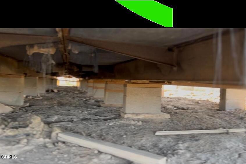 91525 Palm Road Baker, CA 92309 - Photo 22 of 37 Piers Concrete Blocks under Mobile Home