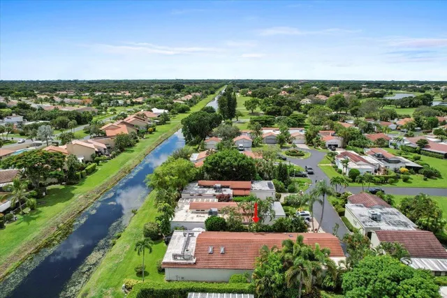 a view of a lake with outdoor space