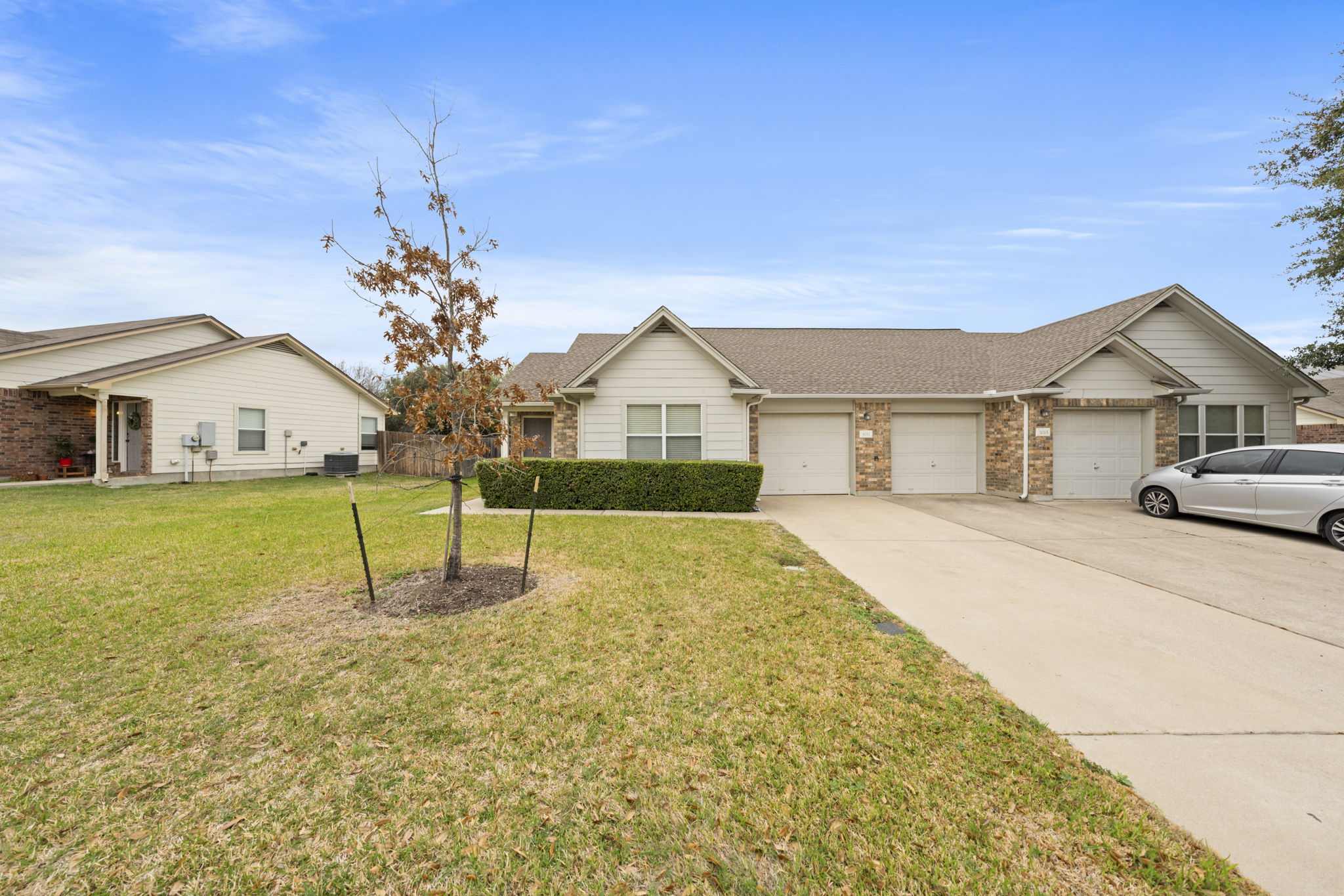 1011 Janae Court Georgetown, TX 78626 - Photo 24 of 26 a house view with a play ground in front of it