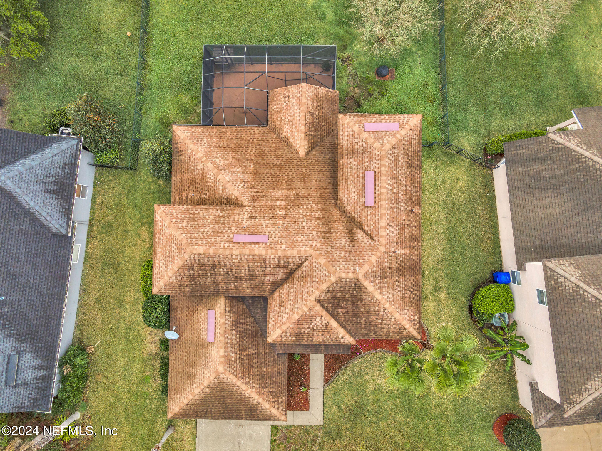 737 Porta Rosa Circle St. Augustine, FL 32092 - Photo 44 of 75 an aerial view of a house with outdoor space and trees all around