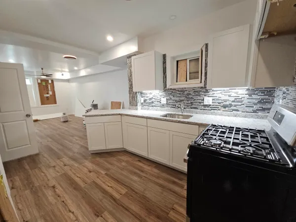 a view of wooden floor in a room