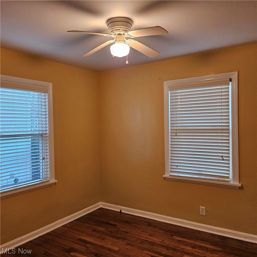 1643 Overbrook Road Cleveland, OH 44124 - Photo 9 of 21 bedroom featuring dark hardwood / wood-style floors and ceiling fan