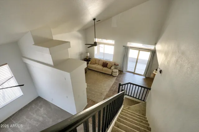 a view of an entryway and livingroom