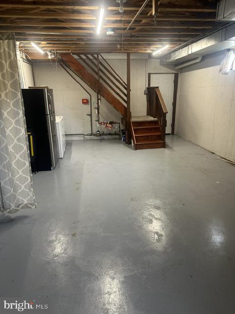 436 Coates Street Bridgeport, PA 19405 - Photo 16 of 20 Spacious basement with wooden stairs.