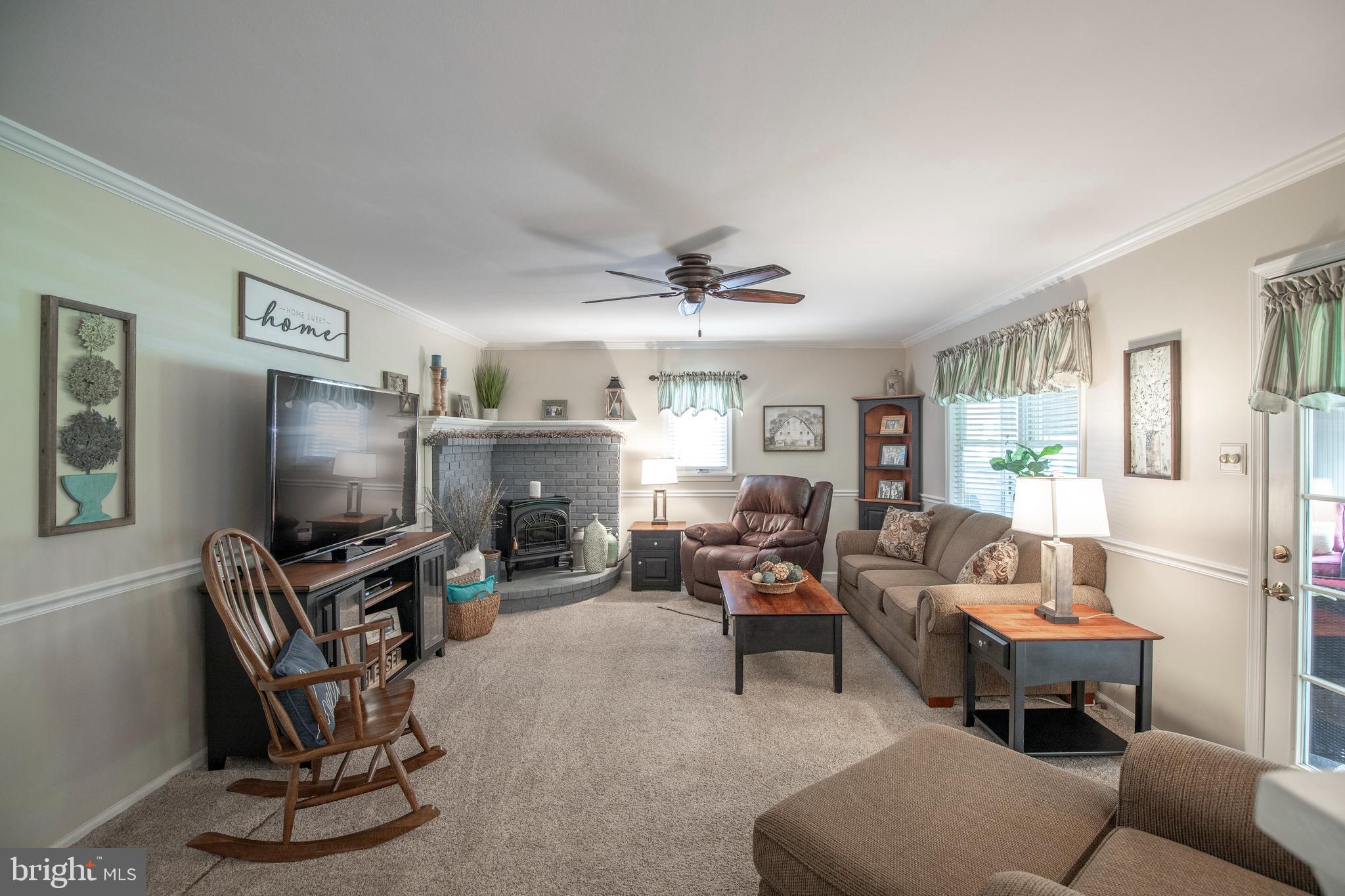 3131 Line Lexington Road Hatfield, PA 19440 - Photo 21 of 45 Electric fireplace w blower fan; easy and warming