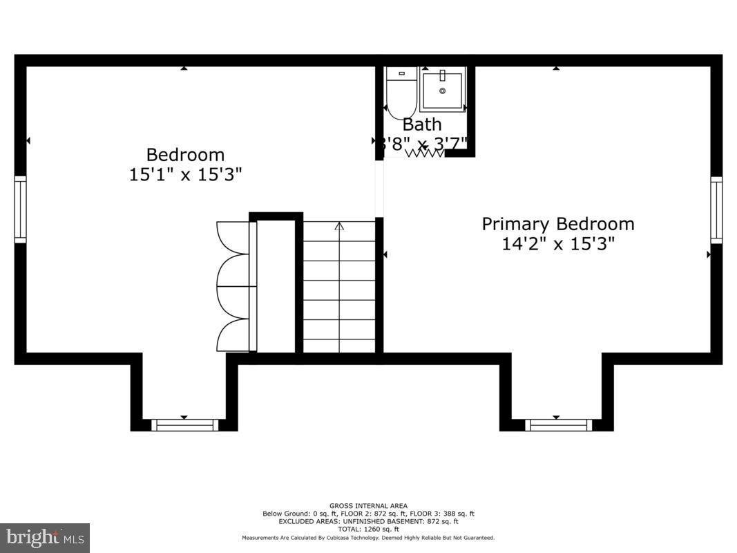 508 Cleveland Road Linthicum Heights, MD 21090 - Photo 43 of 44 Floor Plan upper level