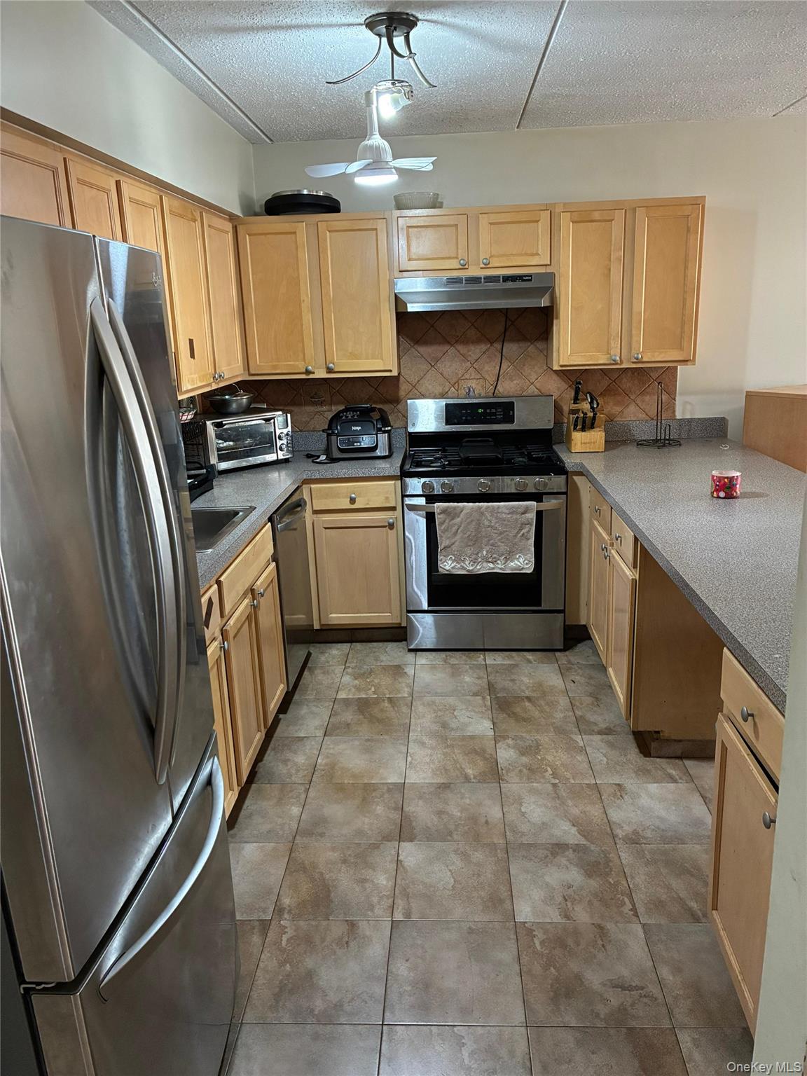 21 Renaissance Court Brooklyn, NY 11206 - Photo 4 of 21 a kitchen with a refrigerator sink and cabinets