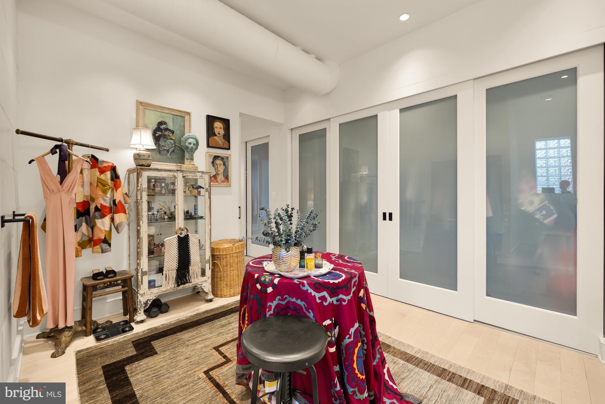 2424 18th Street Northwest, Unit R1 Washington, DC 20009 - Photo 20 of 24 a living room with furniture and a bathroom