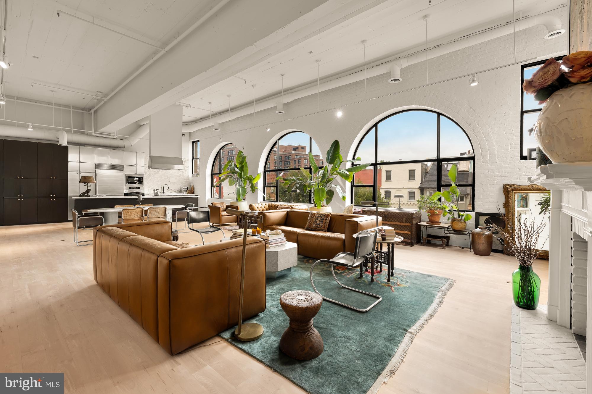 2424 18th Street Northwest, Unit R1 Washington, DC 20009 - Photo 6 of 24 a living room with furniture a garden view and living room
