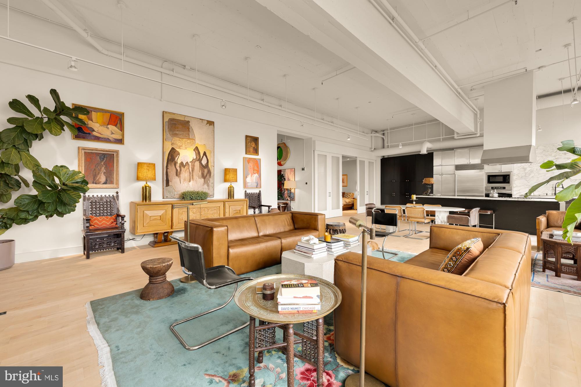 2424 18th Street Northwest, Unit R1 Washington, DC 20009 - Photo 7 of 24 a living room with patio furniture and a potted plant
