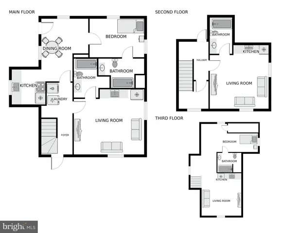 a picture of a floor plan