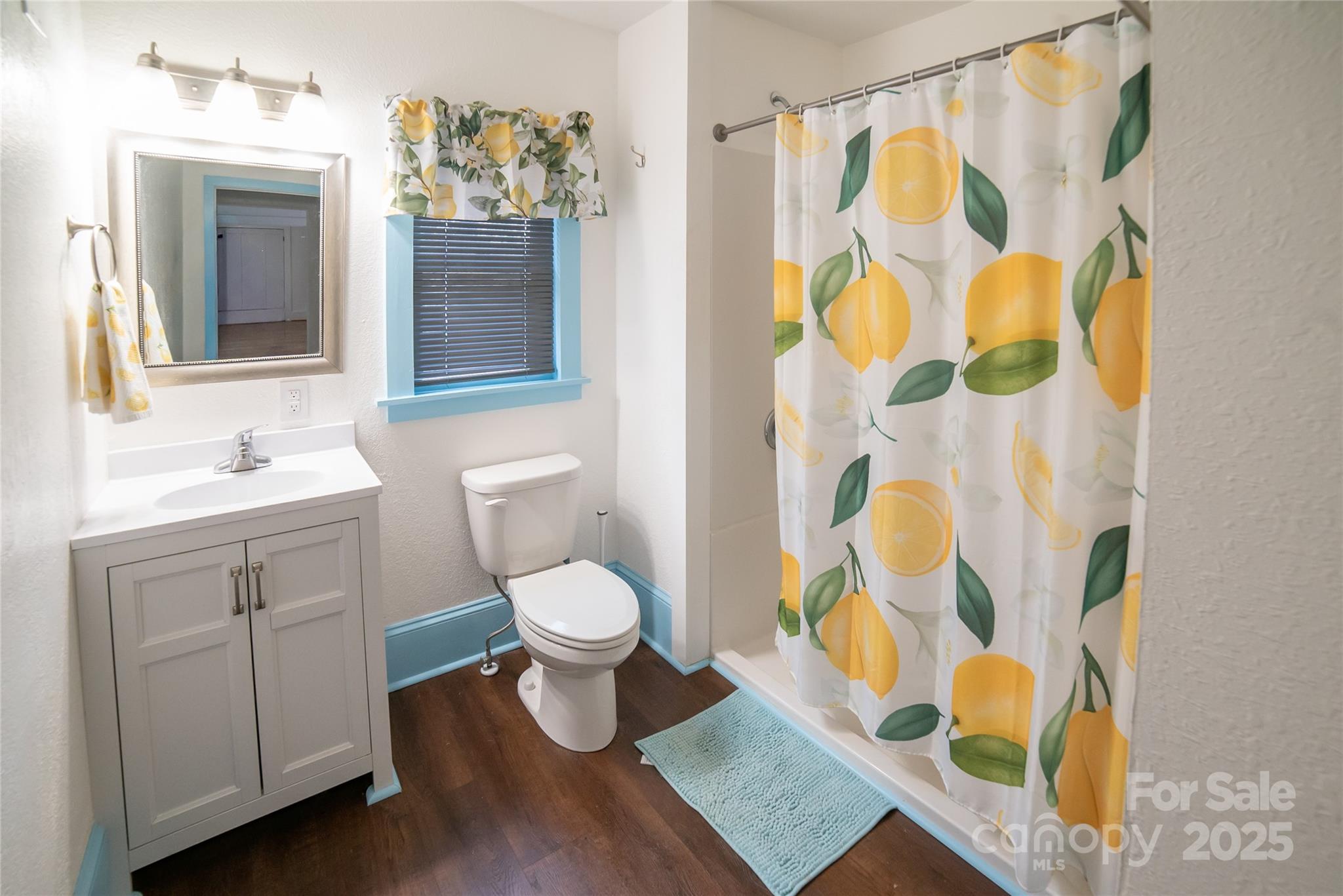 175 Blue Ridge Street Marion, NC 28752 - Photo 14 of 15 a bathroom with a toilet sink and mirror