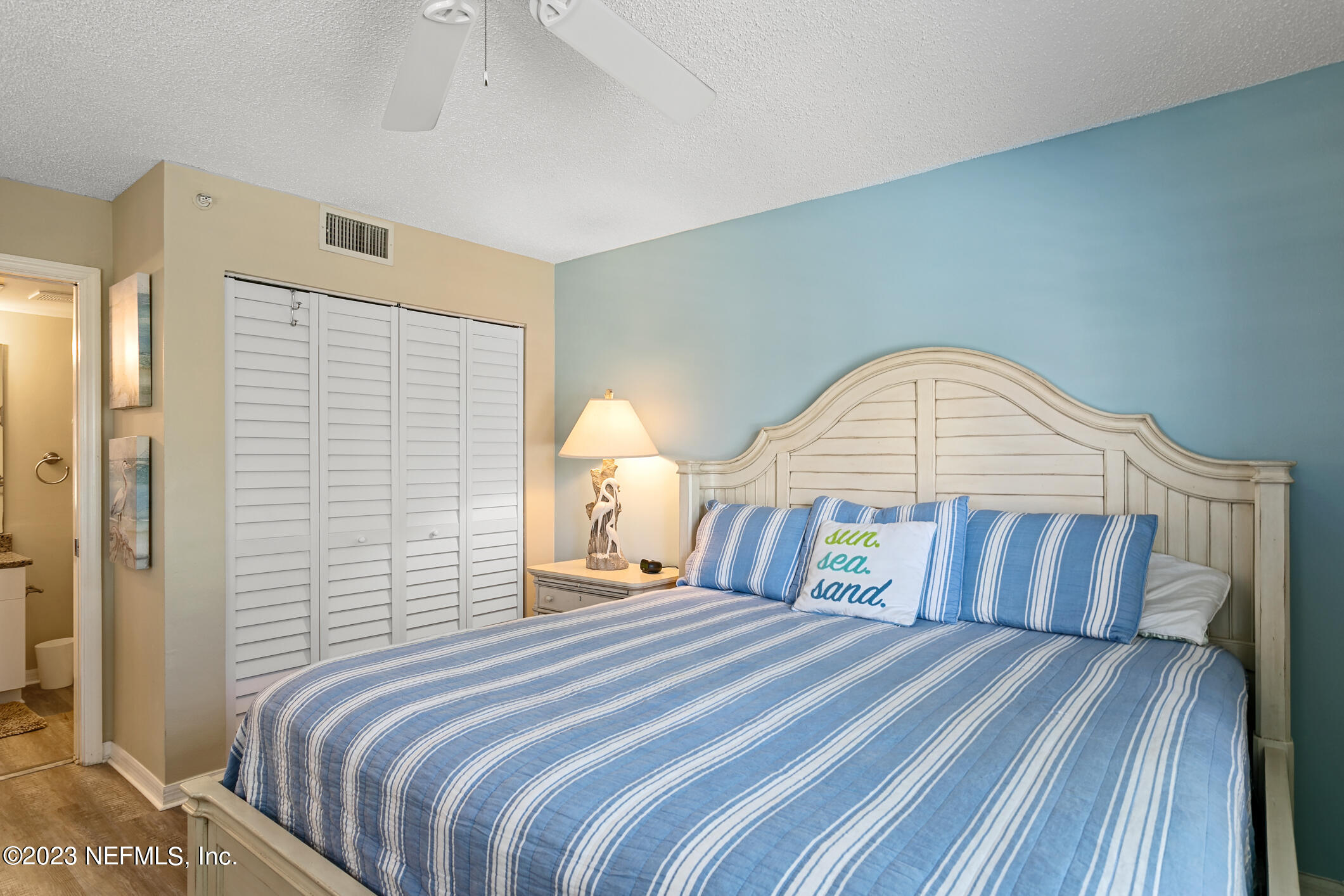 4250 Florida A1A, Unit I26 St. Augustine, FL 32080 - Photo 19 of 49 a bedroom with a bed and a window