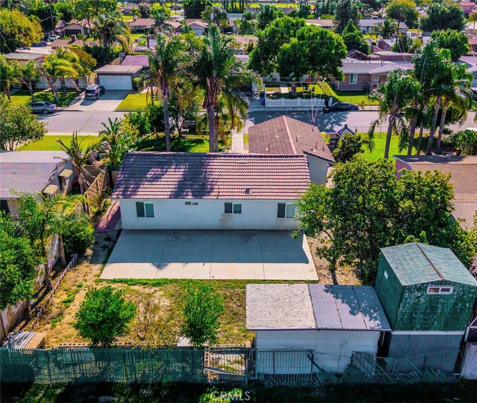 17232 Ceres Avenue Fontana, CA 92335 - Photo 29 of 29 an aerial view of a house with a garden