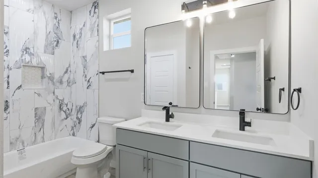 a close view of closet