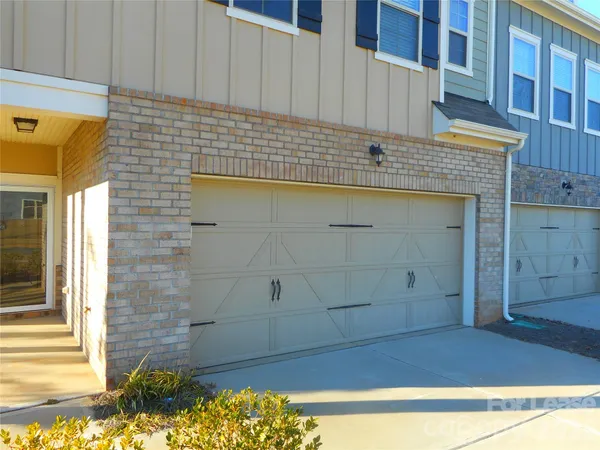 a view of a door of the house