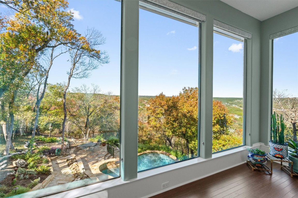 5706 Long Court Austin, TX 78730 - Photo 22 of 40 a view of a city from a window