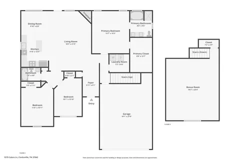 $350,000 | 1579 Cobra Lane, Clarksville, TN 37042