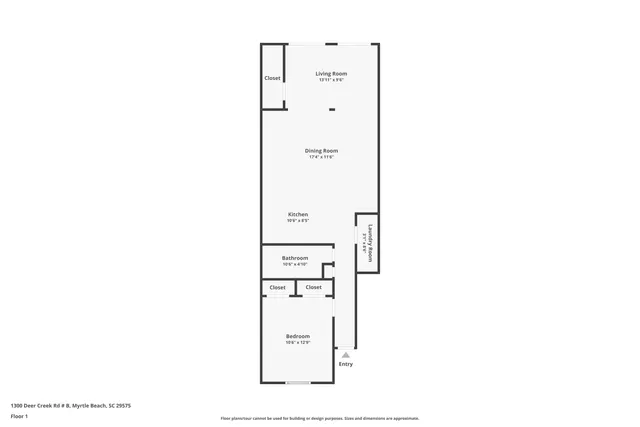 $159,900 | 1300 Deer Creek Road, Unit B, Surfside Beach, SC 29575