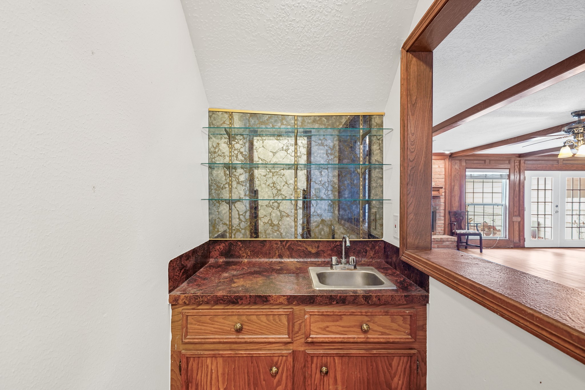 1706 Durfey Lane Katy, TX 77449 - Photo 8 of 29 a view of kitchen with granite countertop a sink and a window
