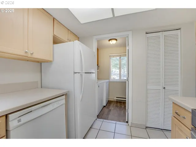 a view of kitchen cabinets