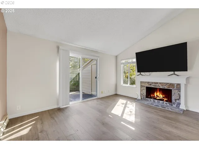 a view interior of the house and wooden floor