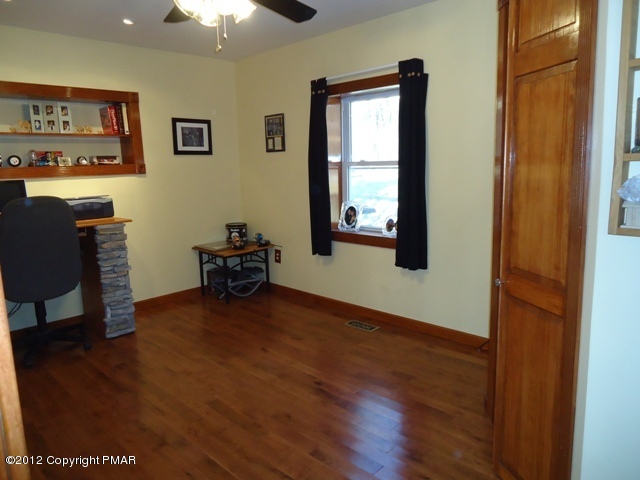 1415 Davids Road Effort, PA 18330 - Photo 22 of 35 a view of a workspace with furniture and a window