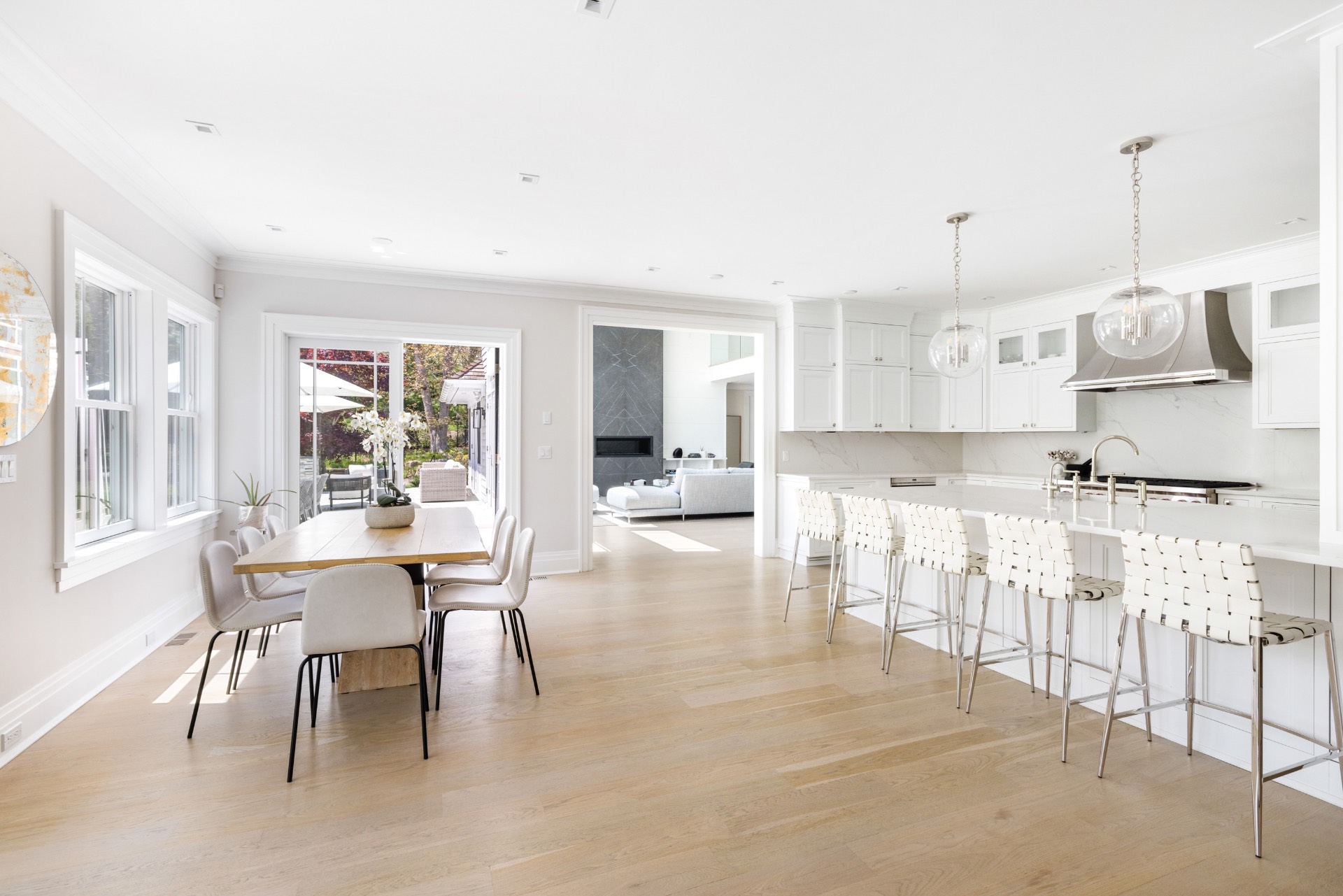 8 Shady Pth Bridgehampton, NY 11963 - Photo 17 of 45 a view of kitchen with cabinets and wooden floor