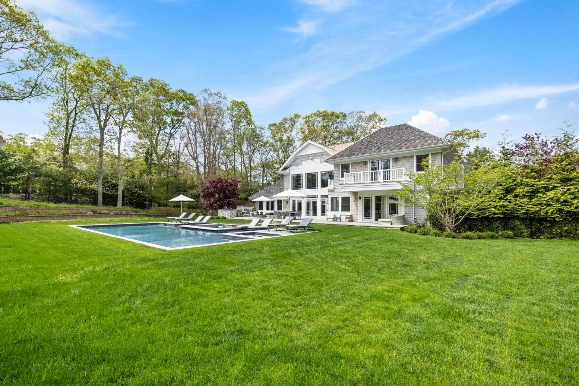 8 Shady Pth Bridgehampton, NY 11963 - Photo 6 of 45 a view of a house with a yard porch and sitting area