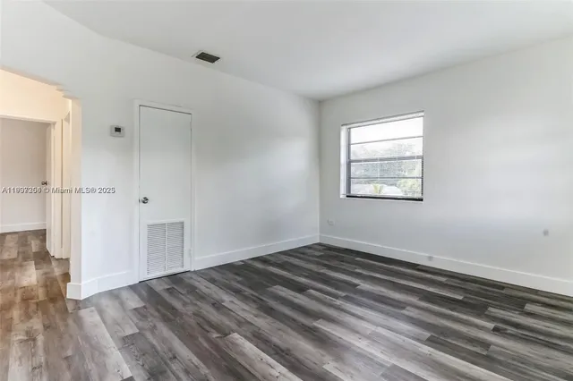 wooden floor in an empty room