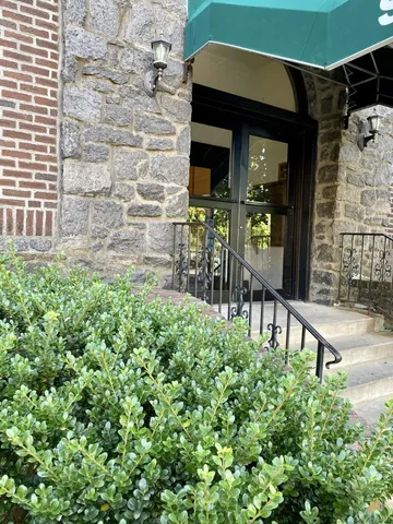a view of front door and porch