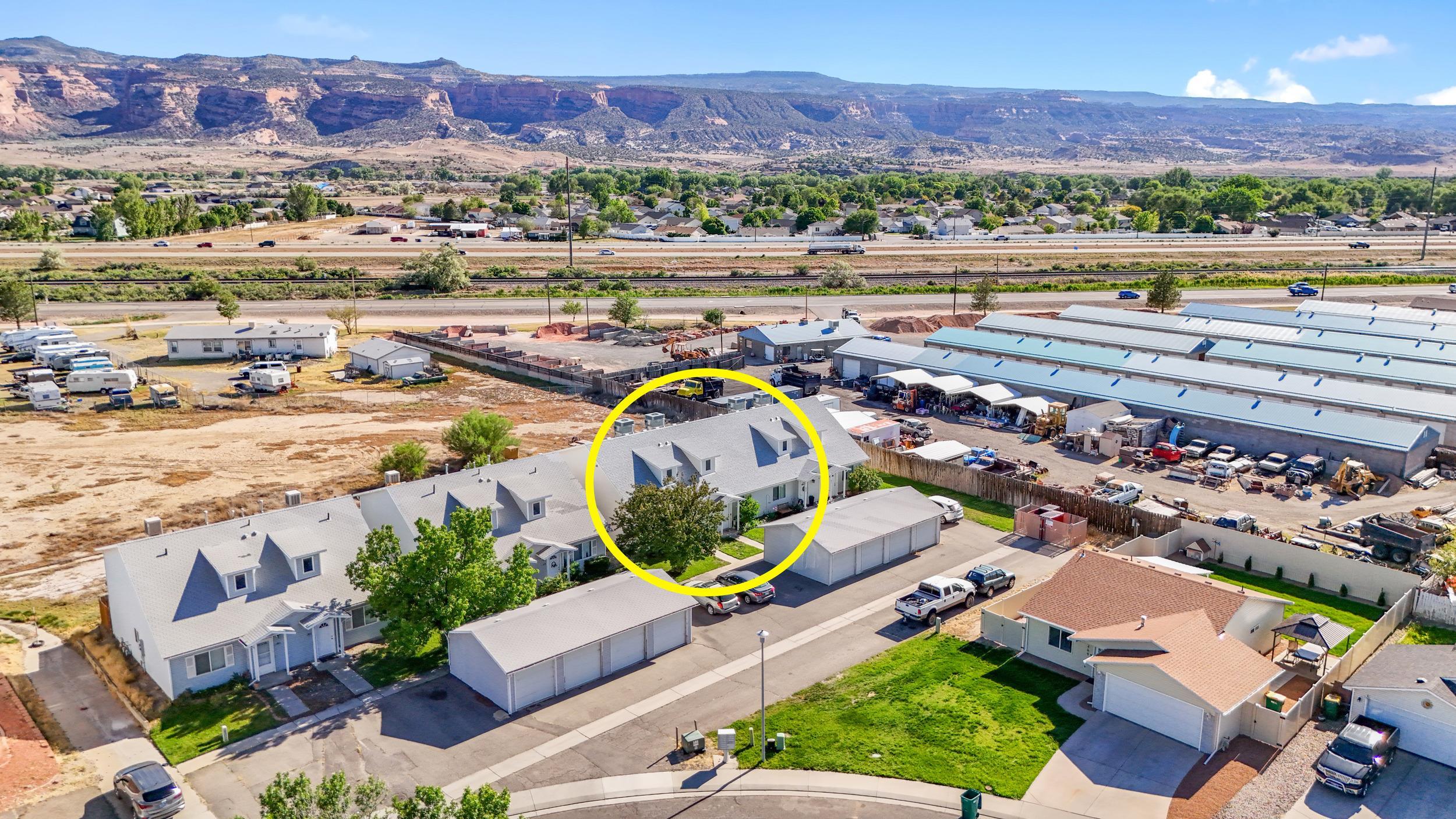 475 David Court Fruita, CO 81521 - Photo 25 of 29 an aerial view of a residential houses and outdoor space