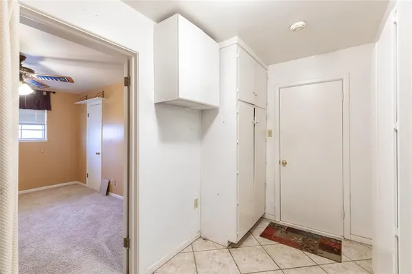 a view of an empty room