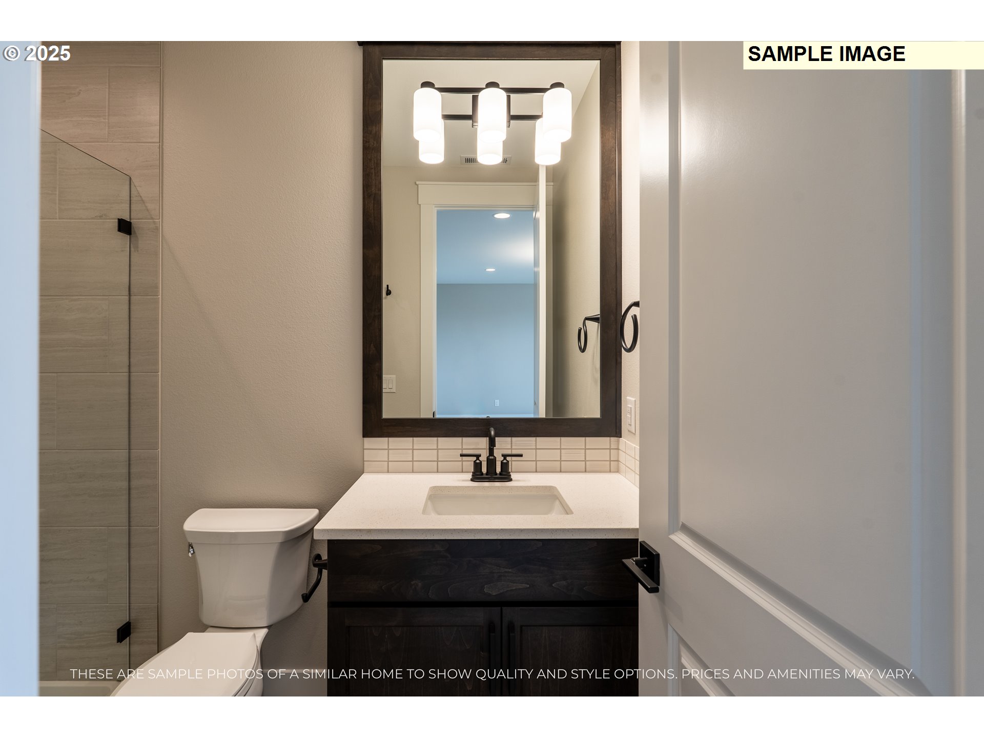 1618 North Paradise Avenue Ridgefield, WA 98642 - Photo 22 of 36 a bathroom with a sink and a mirror