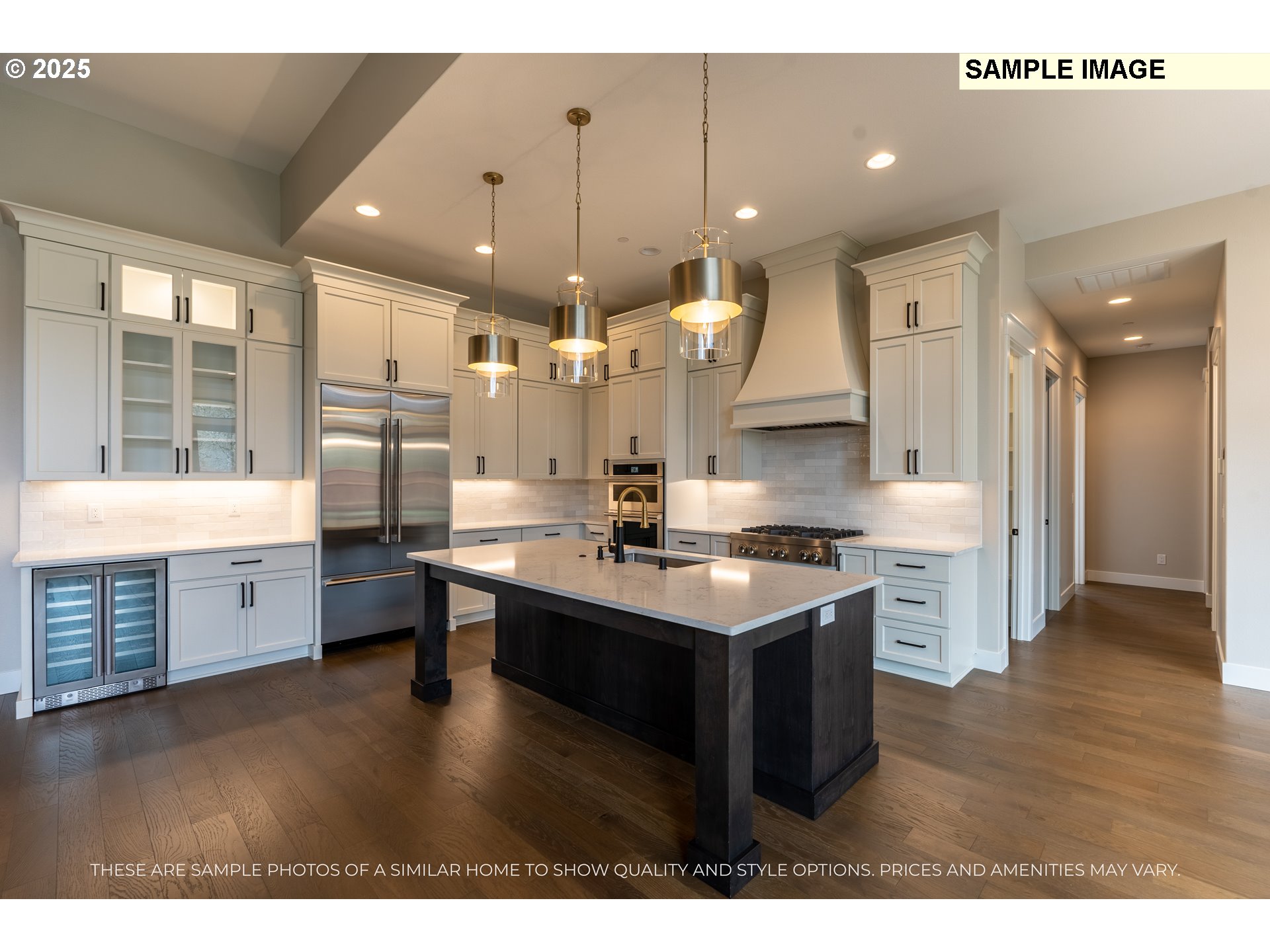 1618 North Paradise Avenue Ridgefield, WA 98642 - Photo 10 of 36 a kitchen with stainless steel appliances granite countertop a sink a stove and a refrigerator