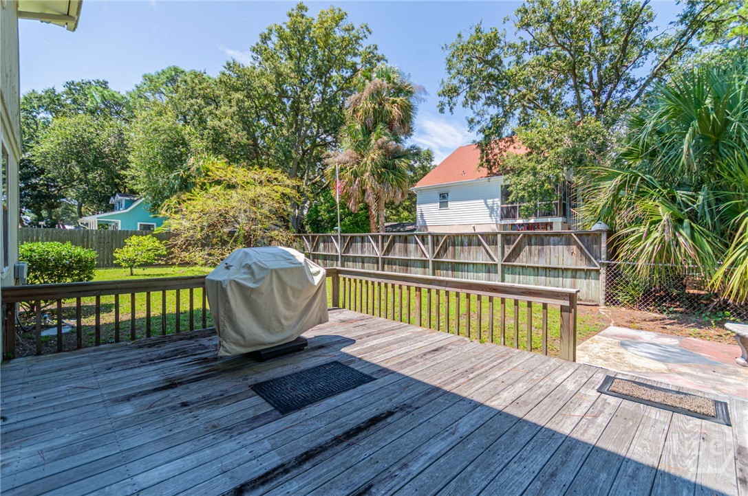 5 5th Avenue Tybee Island, GA 31328 - Photo 39 of 46 Downstairs apt. deck