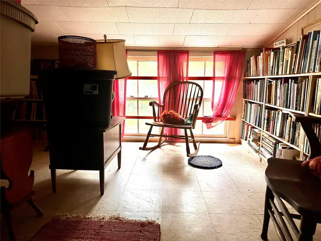a view of entryway wih livingroom and furniture