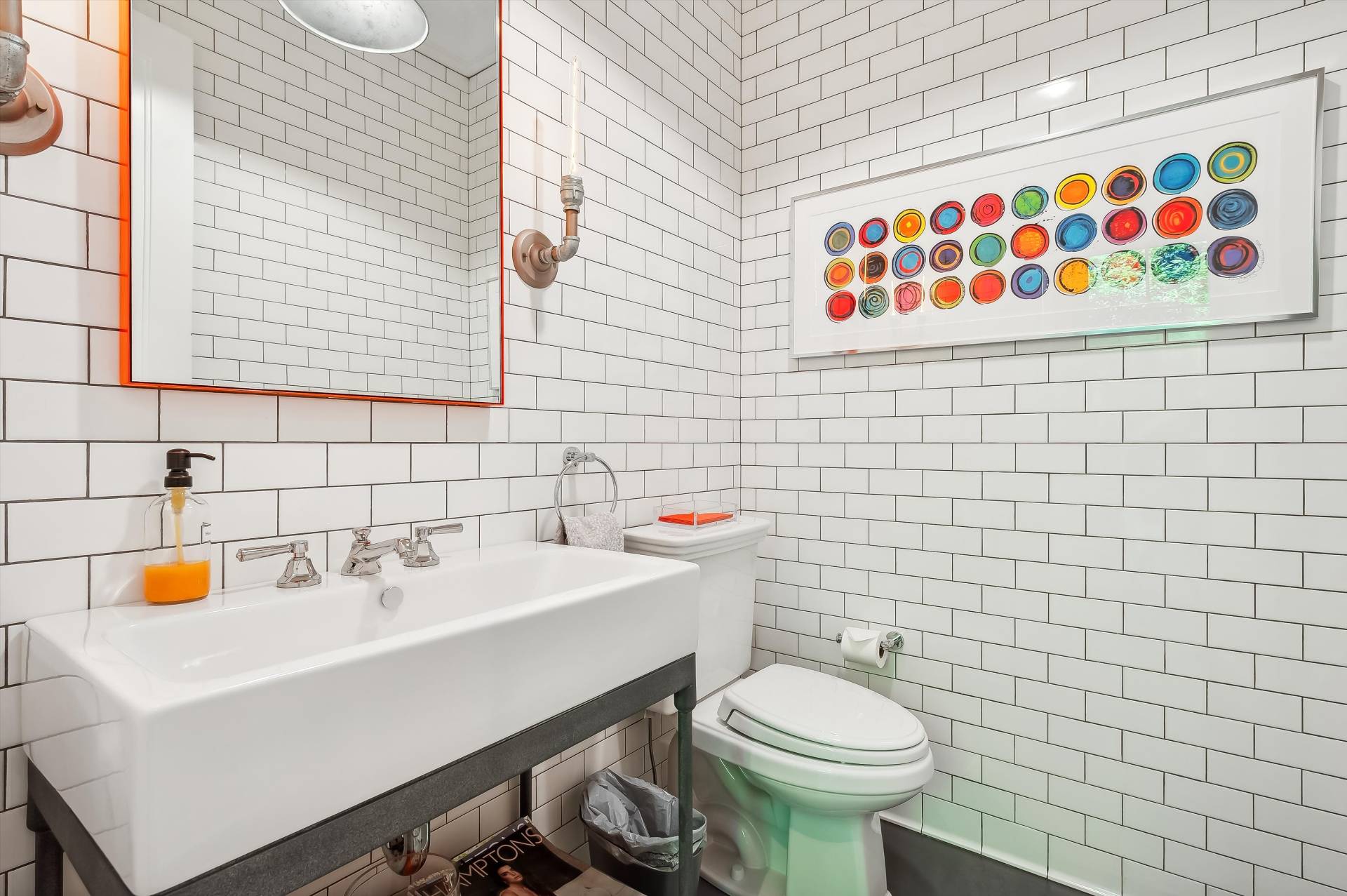 80 Cobb Road Water Mill, NY 11976 - Photo 29 of 35 a bathroom with a sink and a toilet