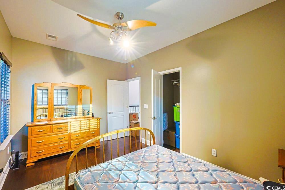 105 Rocko Drive Myrtle Beach, SC 29579 - Photo 22 of 38 Bedroom with wood finished floors and ceiling fan