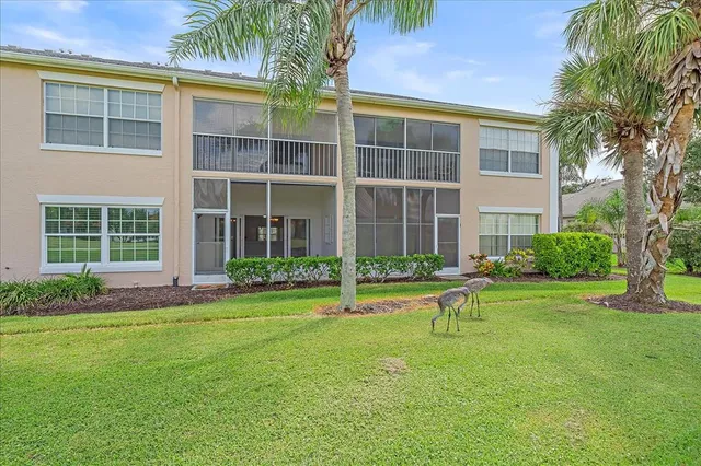 a house view with a garden space