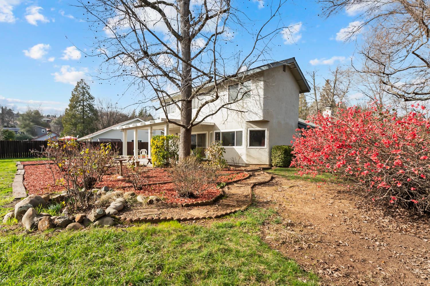 3126 Oxford Road Cameron Park, CA 95682 - Photo 41 of 45 a view of house with yard and sitting area